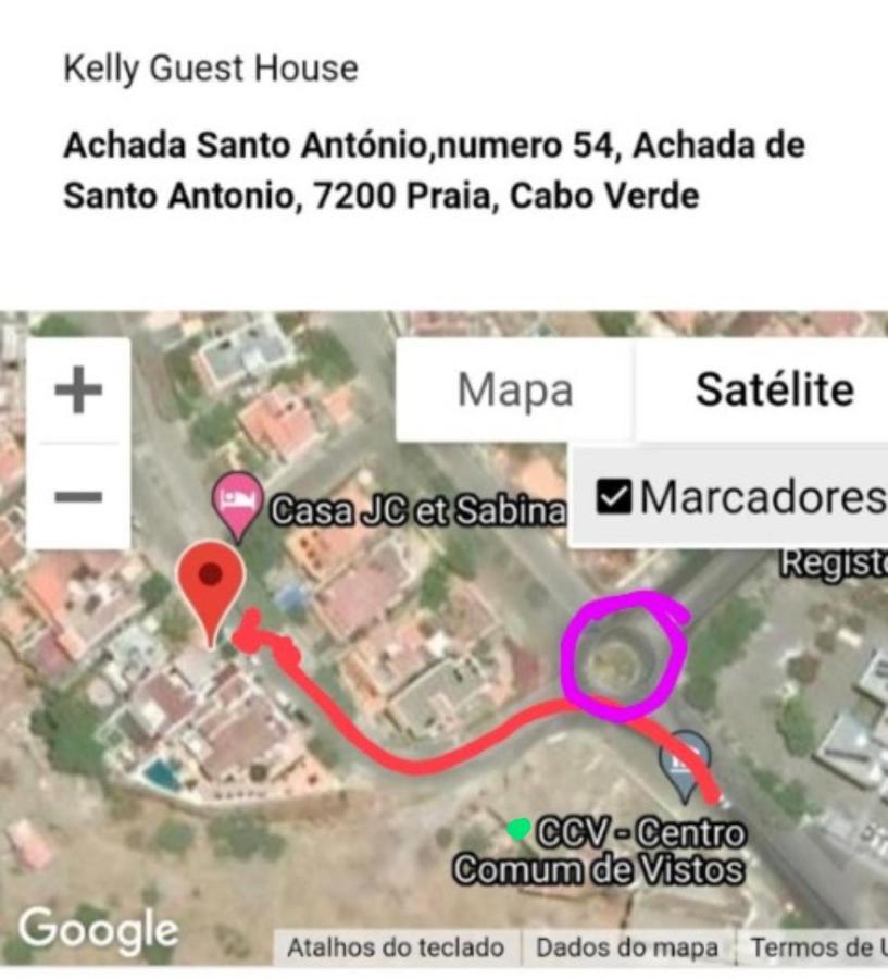 Kelly Guest House Praia Exteriér fotografie